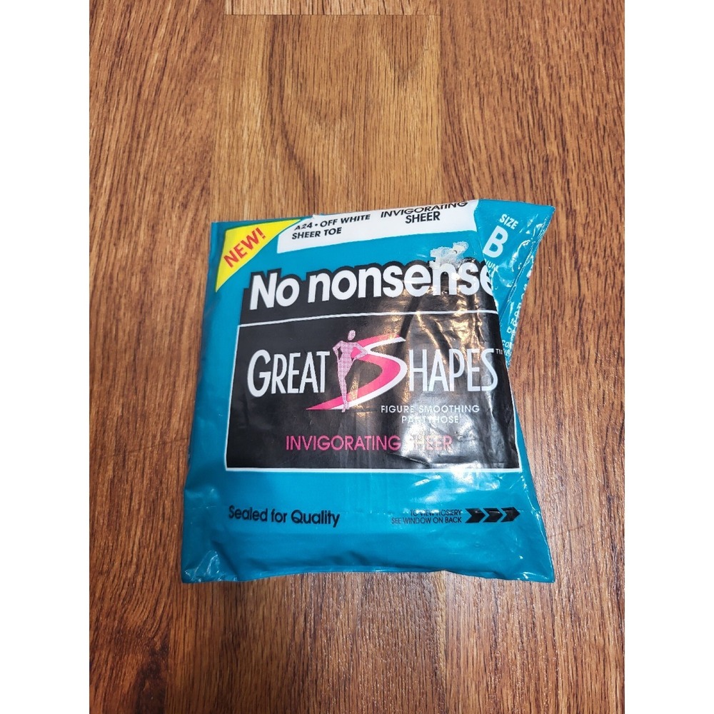Vintage No Nonsense Great Shapes Size‎ B A24 Off White Invigorating Sheer